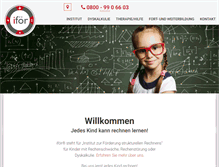Tablet Screenshot of ifoer.de